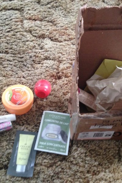 My Beauty Swap package and the result of the box!