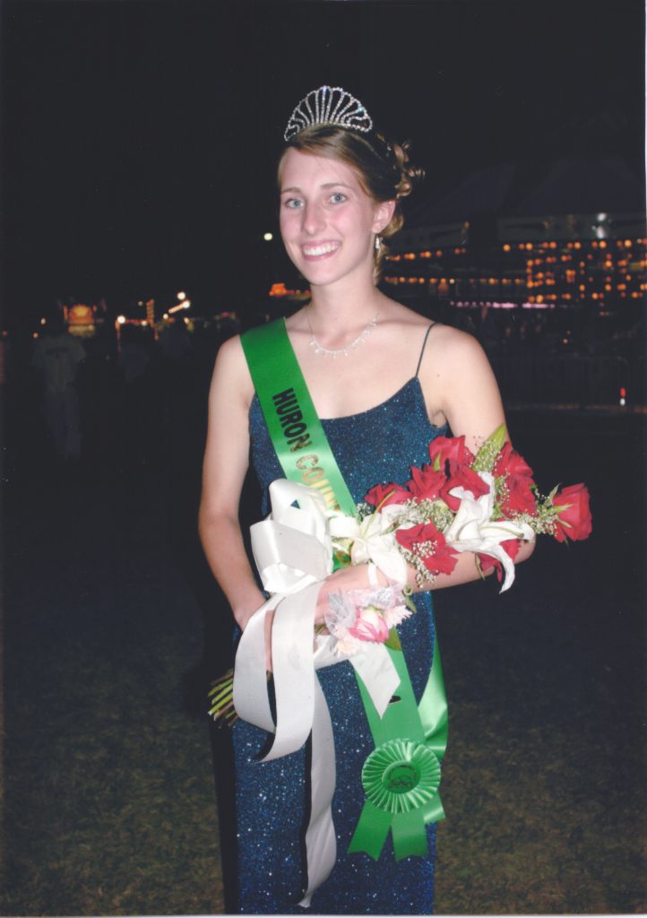 After being crowned Huron County Bean Queen