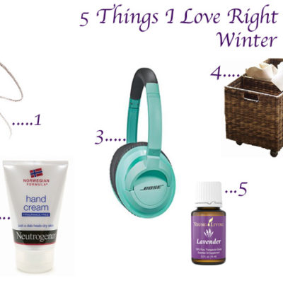 5 Things I Love for Winter