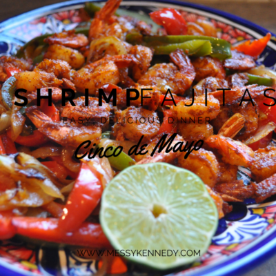 Easy, Delicious Shrimp Fajitas for Cinco de Mayo