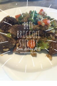 Beef Broccoli Stir fry