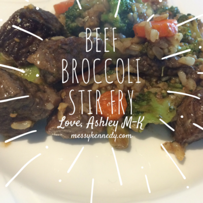 Beef Broccoli Stir Fry