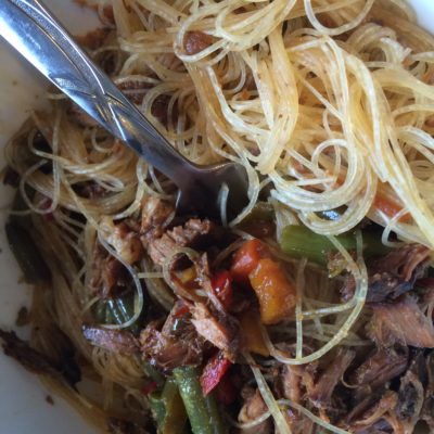 Slow Cooker Pork Lo Mein