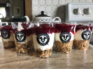 Delicious yogurt parfaits for World Milk Day.