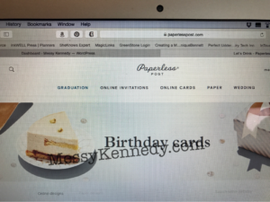 Paperless Post is a high end e-card service.
