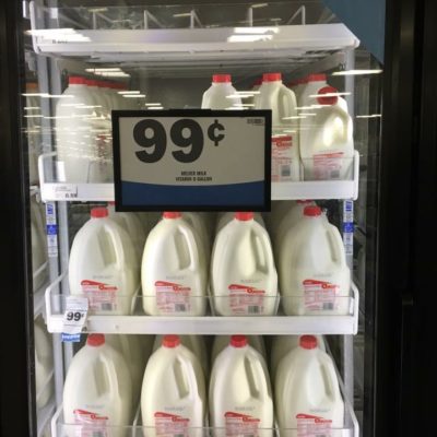 Milk is so Cheap in the Grocery Store